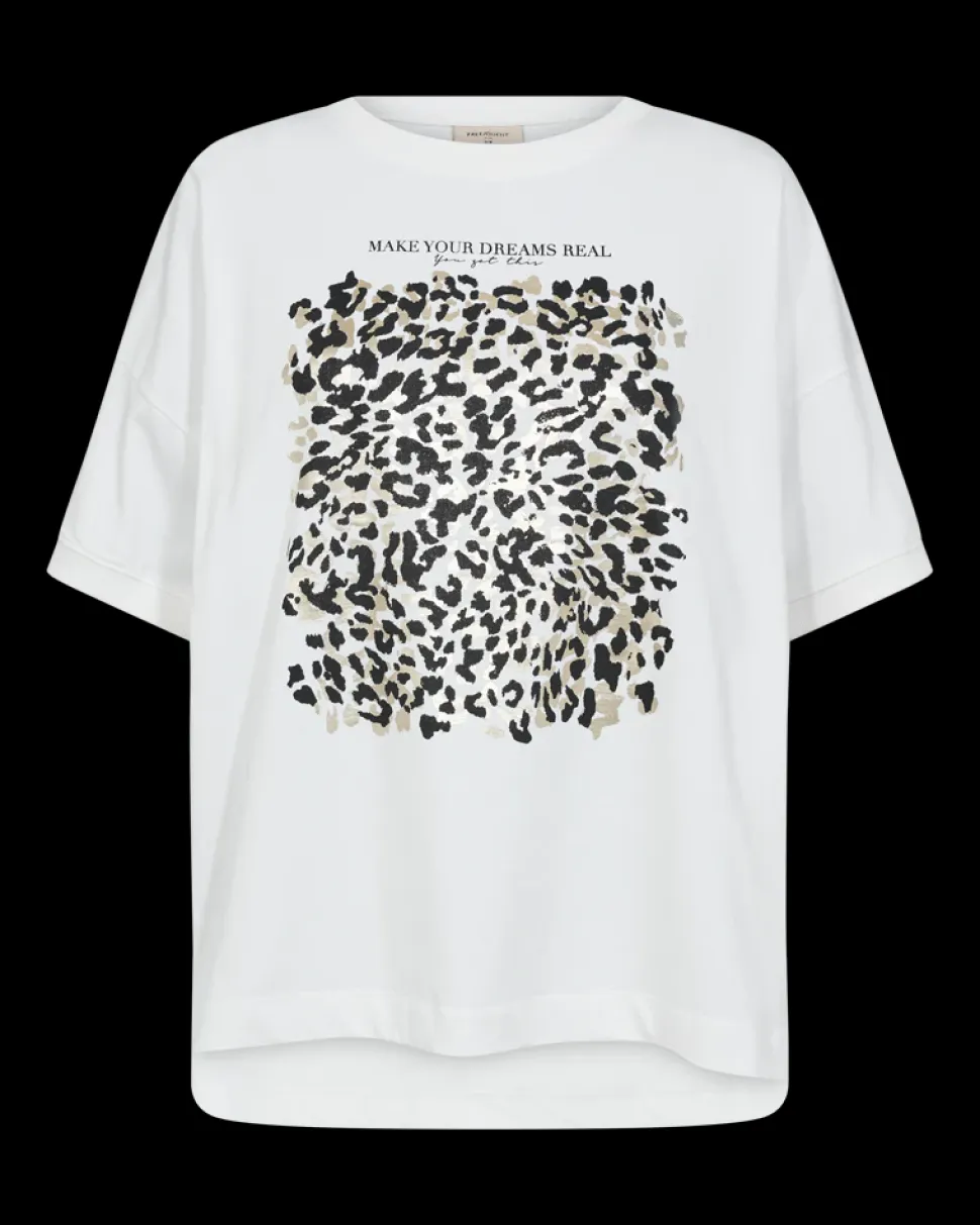 Freequent naisten t-paita, CAROL TEE Valkoinen