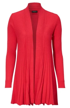 Freequent Pitkä Neuletakki, Claudisse L Punainen