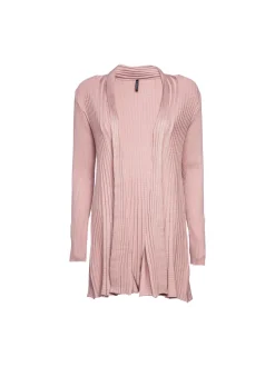 Freequent Pitkä Neuletakki, Claudisse L Vaaleanpunainen