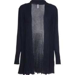 Freequent Pitkä Neuletakki, Claudisse L Tummansininen