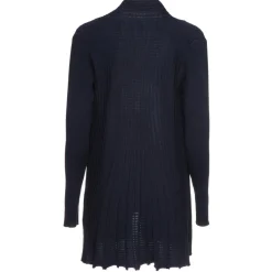 Freequent Pitkä Neuletakki, Claudisse L Tummansininen