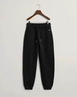 Gant collegehousut, REL SHIELD SWEATPANTS Musta