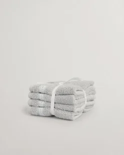 Gant Käsipyyhkeet, K-PREMIUM TOWEL 30X30 4-PACK Vaaleanharmaa