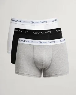 Gant Miesten Bokserit 3-Pack, K TRUNK 3-PACK Keskiharmaa