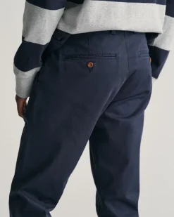 Gant miesten chinokset, SLIM TWILL CHINOS Tummansininen