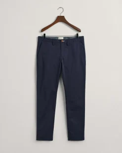 Gant miesten chinokset, SLIM TWILL CHINOS Tummansininen
