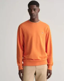 Gant miesten college, REG SHIELD C-NECK Oranssi