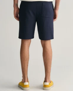 Gant miesten collegeshortsit, REG SHIELD SWEAT SHORTS Tummansininen