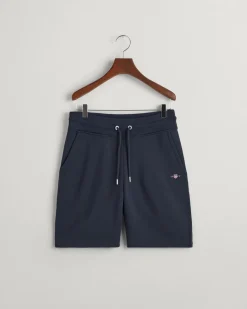 Gant miesten collegeshortsit, REG SHIELD SWEAT SHORTS Tummansininen