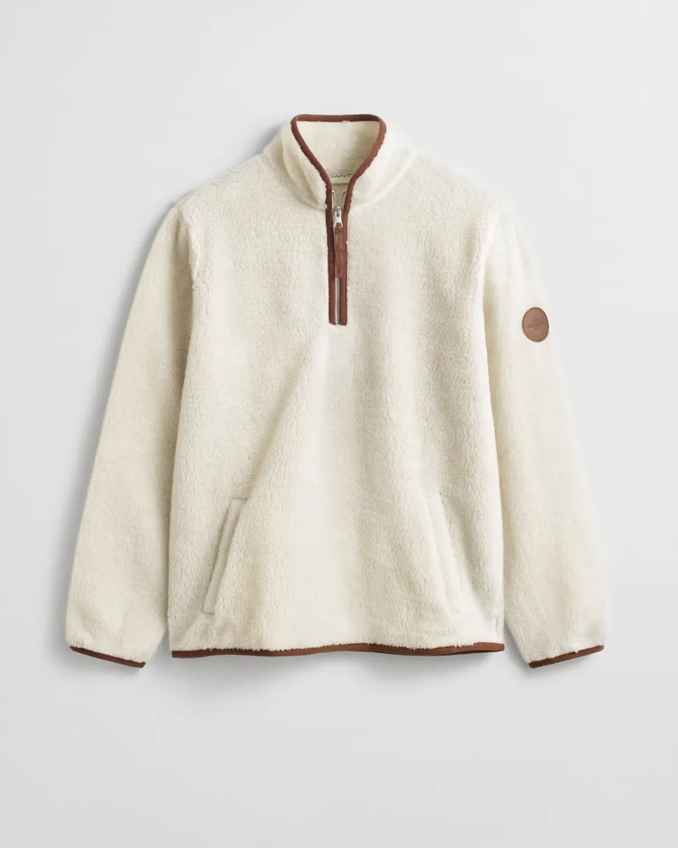 Gant miesten Half Zip fleece, hiekka