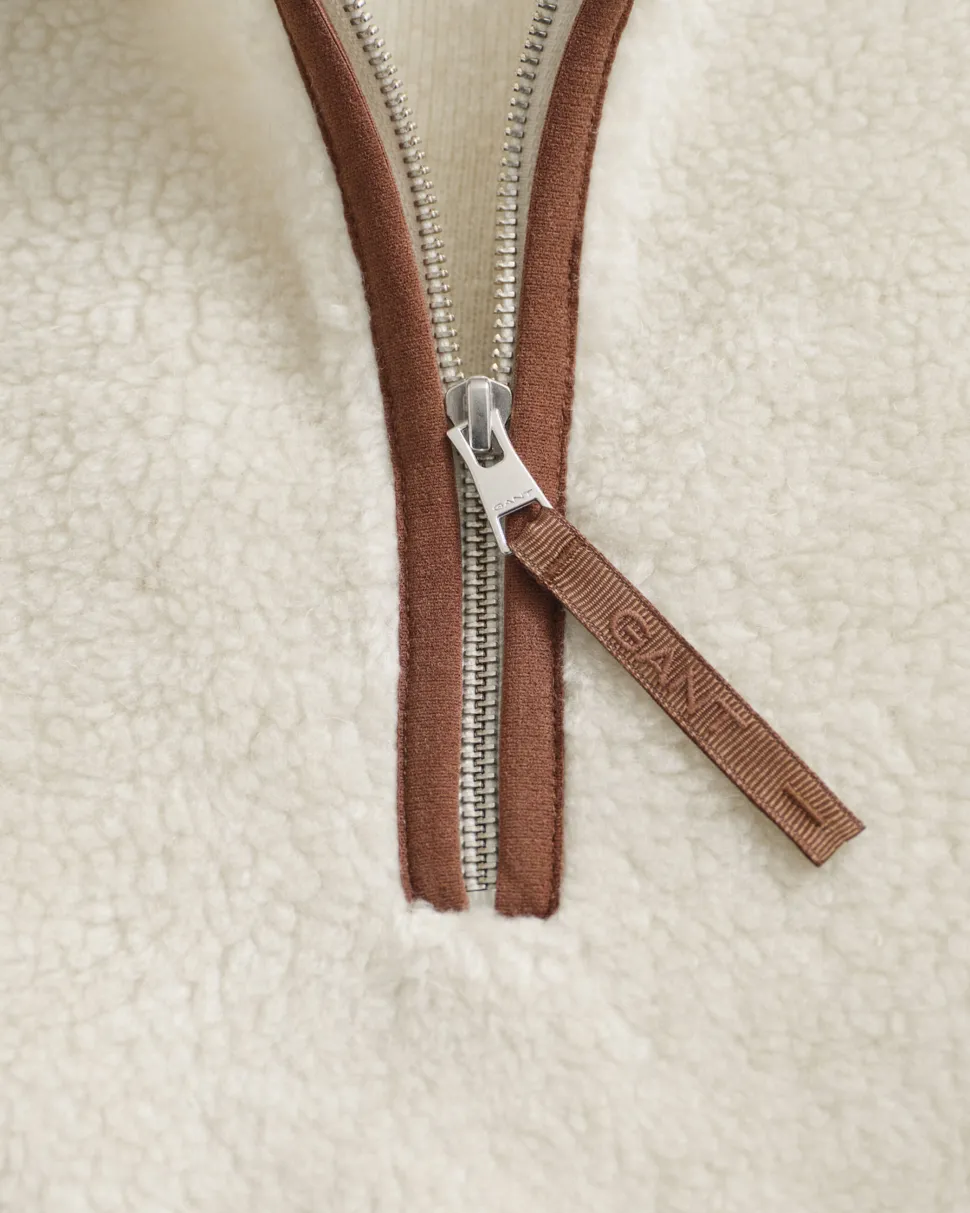 Gant miesten Half Zip fleece, hiekka