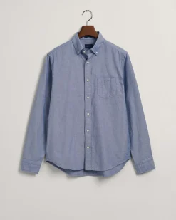 Gant Miesten Kauluspaita, ARCHIVE OXFORD SHIRT REG Keskisininen