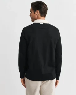 Gant miesten paita Blocked Heavy Rugger, musta