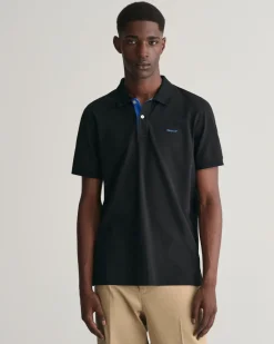 Gant MIesten Pikeepaita CONTRAS PIKEE SS RUGGER Musta