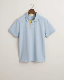 Gant MIesten Pikeepaita CONTRAS PIKEE SS RUGGER Vaaleansininen