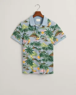 Gant miesten pikeepaita, HAVAJI PRING SS POLO Vihreä Kuosi