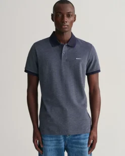 Gant Miesten Pikeepaita, OXFORD PIKEE Sininen, Indigo