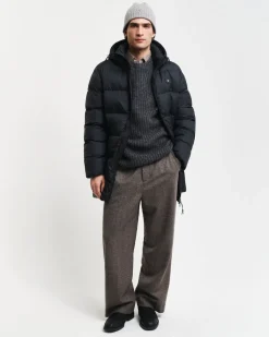 Gant Miesten Talvitakki, ACTIVE CLOUD MID LENGTH Musta