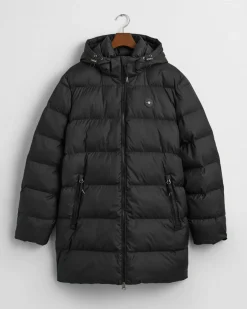 Gant Miesten Talvitakki, ACTIVE CLOUD MID LENGTH Musta