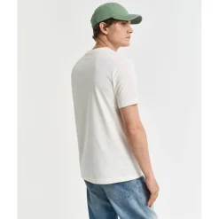 Gant miesten t-paita, GRAPHIC SS T-SHIRT Valkoinen