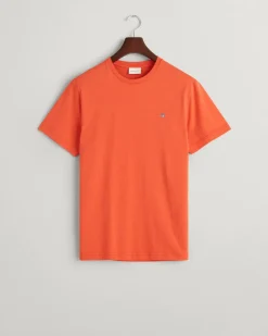 Gant Miesten T-Paita, REG SHIELD SS T-SHIRT Oranssi