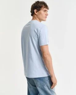 Gant miesten t-paita, REG SHIELD SS T-SHIRT Vaaleansininen