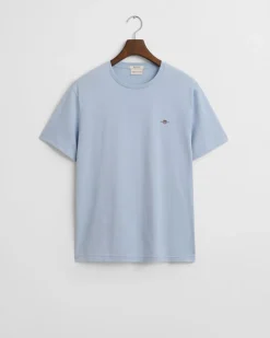 Gant miesten t-paita, REG SHIELD SS T-SHIRT Vaaleansininen