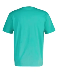 Gant miesten t-paita, REG SHIELD SS T-SHIRT Turkoosinsininen