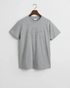 Gant miesten t-paita, TONAL ARCHIVE SHIELD T-SHIRT KESKIHARMAA