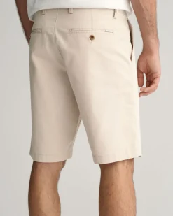 Gant miesten tvillishortsit, RELAXED TWILL SHORTS Beige