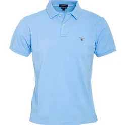 Gant Pikeepusero, Solid Pique Regular Fi Vaaleansininen