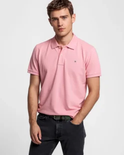 Gant Pikeepusero, Solid Pique Regular Fi Vaaleanpunainen