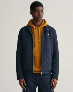 Gant tikkitakki, QUILTED WINDCHEATER Tummansininen