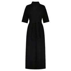 Gauhar Helsinki naisten mekko, PIQUE DRESS Musta