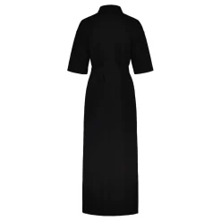 Gauhar Helsinki naisten mekko, PIQUE DRESS Musta