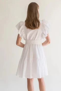 Gauhar Naisten Mekko, Vicky Dress White Valkoinen