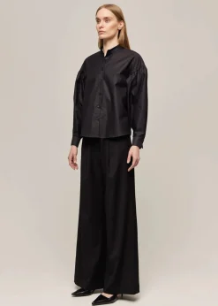 Gauhar naisten paitapusero, TONYA SHIRT BLACK Musta