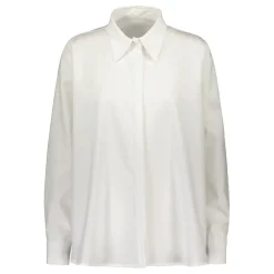 Gauhar Naisten Pusero, CLASSIC COTTON SHIRT Valkoinen