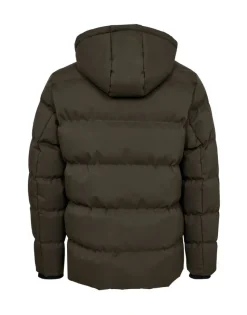 Gino marcello K GINO MARCELLO PUFFER JACKET, khaki