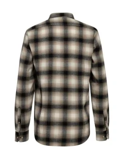 Gino marcello miesten kauluspaita K 3101992-780, ruskea ruutu