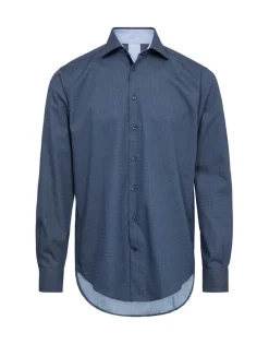 Gino marcello miesten kauluspaita K 3102062, tummansininen