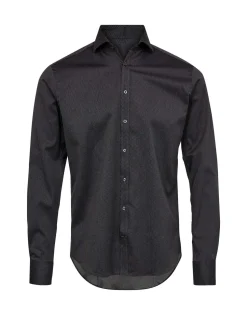 Gino marcello Miesten Kauluspaita, K SHIRT L/S MODERN FIT Tummansininen