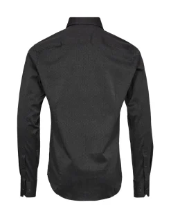 Gino marcello Miesten Kauluspaita, K SHIRT L/S MODERN FIT Tummansininen