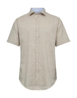 Gino marcello miesten pellavapaita, 3112074 Hiekka