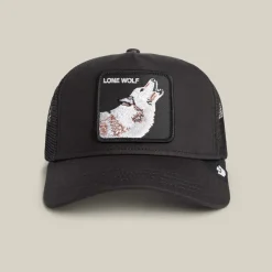 Goorin Bros lippis Lone Wolf Trucker, musta