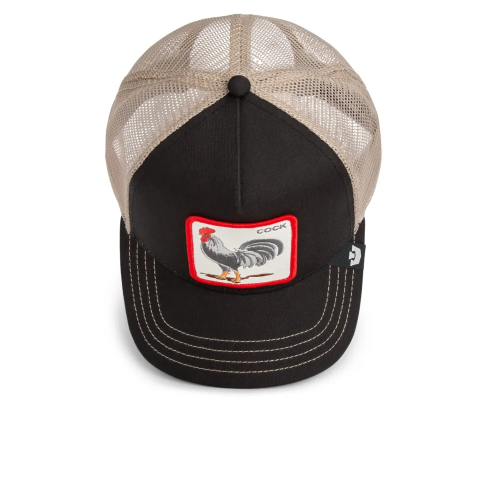 Goorin Bros lippis Rooster Trucker Black, musta