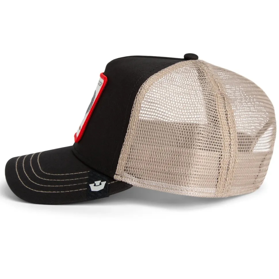 Goorin Bros lippis Rooster Trucker Black, musta