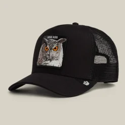 Goorin Bros lippis Wise Ass Owl Trucker, musta