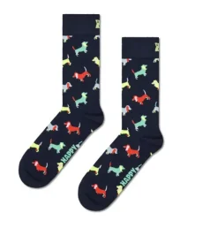 Happy Socks miesten sukat, PUPPY LOVE SOCK Sininen Kuosi