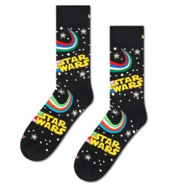 Happy Socks Miesten Sukat, Star Wars Sock Musta